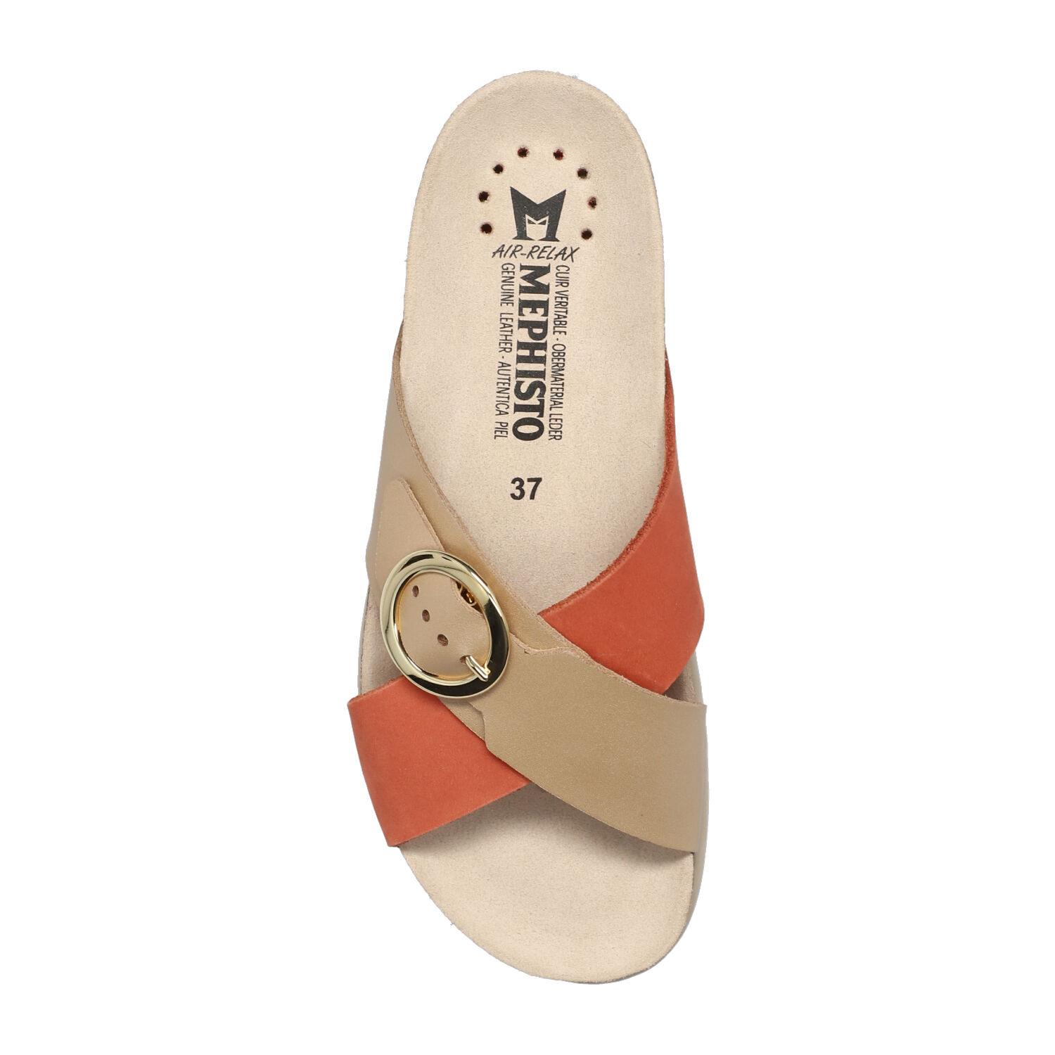 mules femme modèle Hirina Brun chili - Mephisto